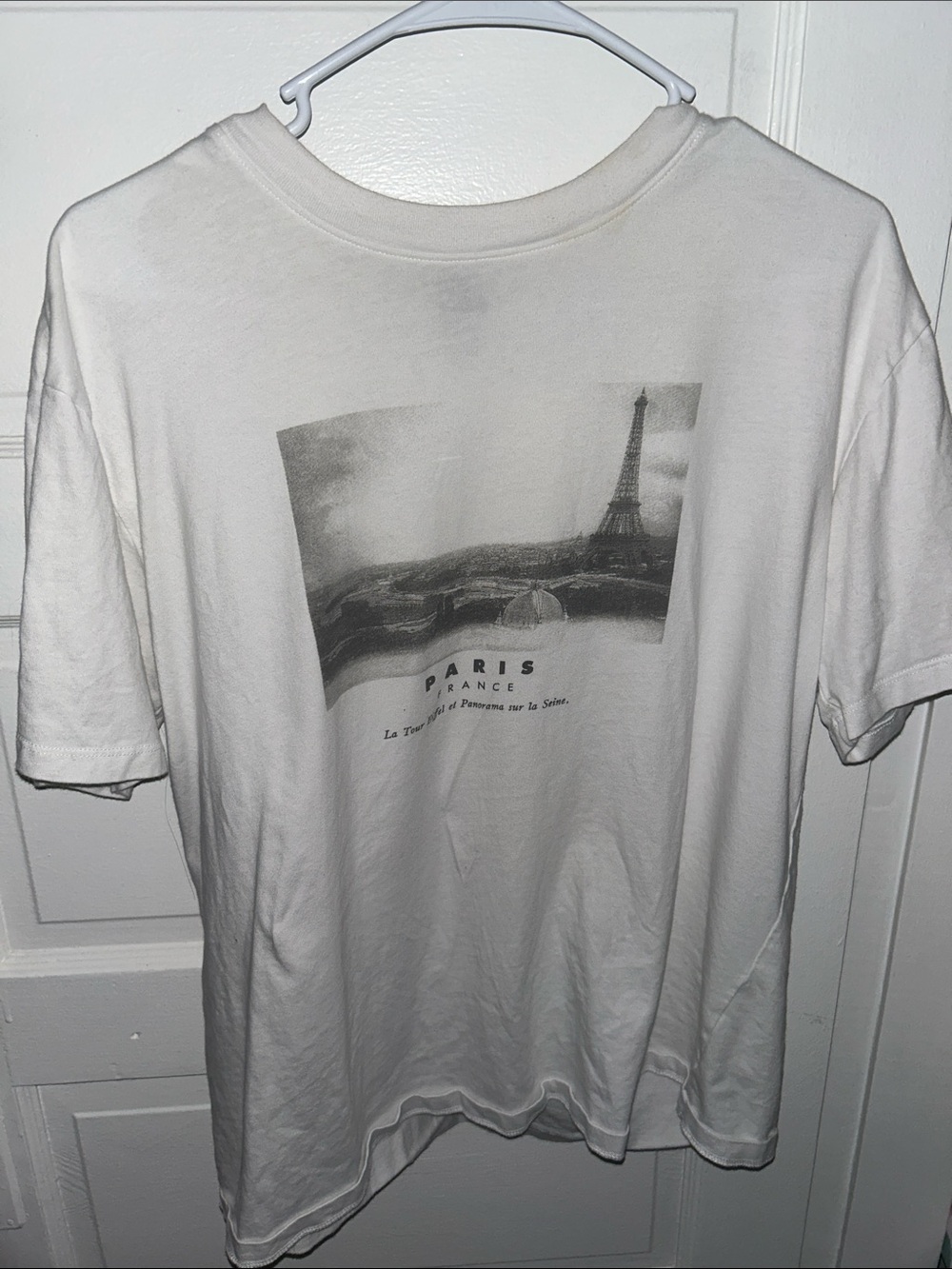 White Paris Graphic Crew Tee